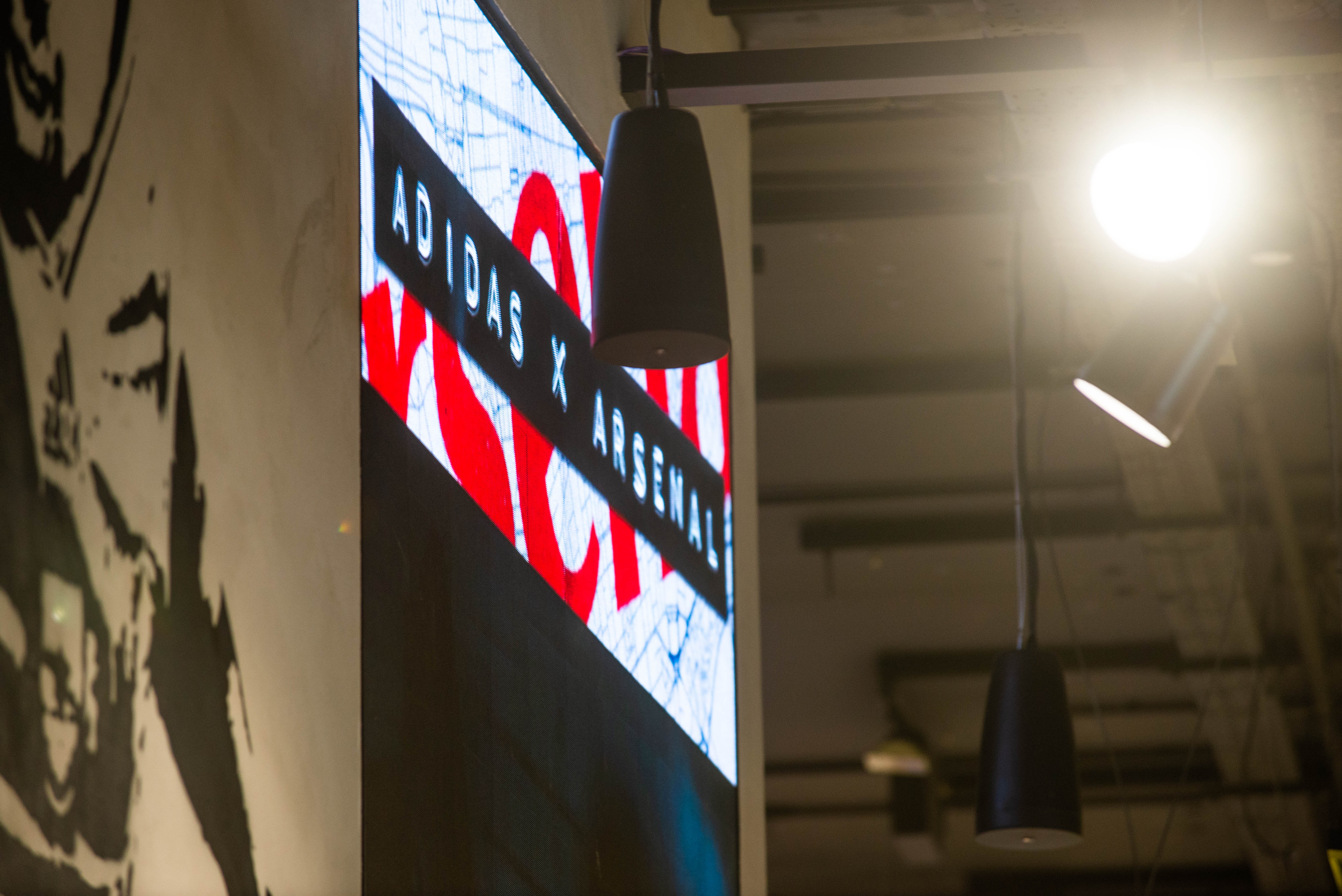 Arsenal Armory venue with Samsung commercial display technology